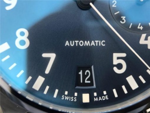 Replica IWC Big Pilot Real PR IW502003 Real Ceramic BOUTIQUE RODEO DRIVE ZF V2 Calfskin Strap A51111 - Image 5