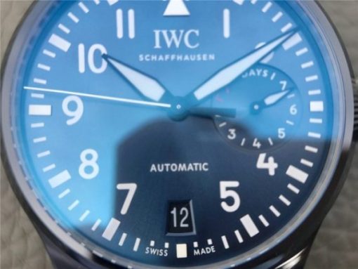 Replica IWC Big Pilot Real PR IW502003 Real Ceramic BOUTIQUE RODEO DRIVE ZF V2 Calfskin Strap A51111 - Image 7