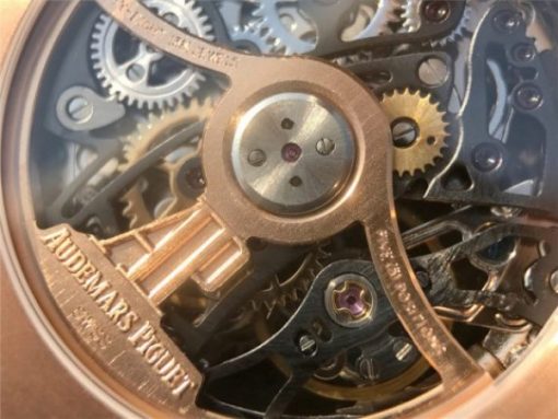 Replica Audemars Piguet Royal Oak 41mm Double Balance Wheel Openworked 15407 RG JF  RG Bracelet A3132 - Image 15
