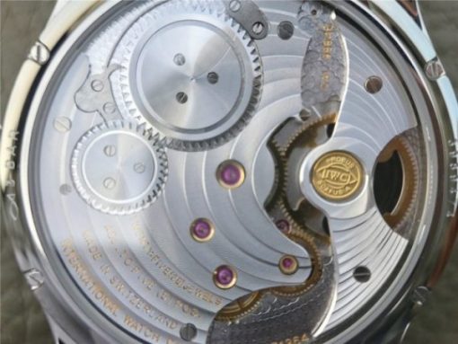 Replica IWC Portuguese Tourbillon IW5463 SS YLF Green Dial RG Markers Black Leather Strap A98900 - Image 13