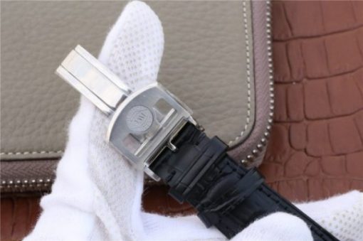 Replica IWC Portuguese Tourbillon IW5463 SS YLF Green Dial RG Markers Black Leather Strap A98900 - Image 16
