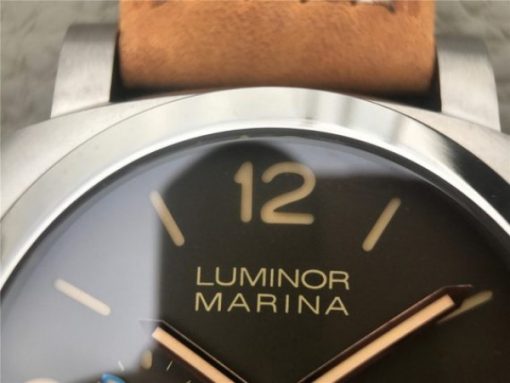 Replica Panerai PAM1351 Titanium ZF Brown Dial Brown Asso Strap P9010 - Image 4