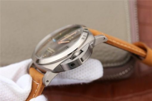 Replica Panerai PAM1351 Titanium ZF Brown Dial Brown Asso Strap P9010 - Image 8