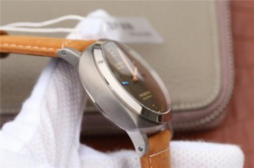 Replica Panerai PAM1351 Titanium ZF Brown Dial Brown Asso Strap P9010 - Image 9