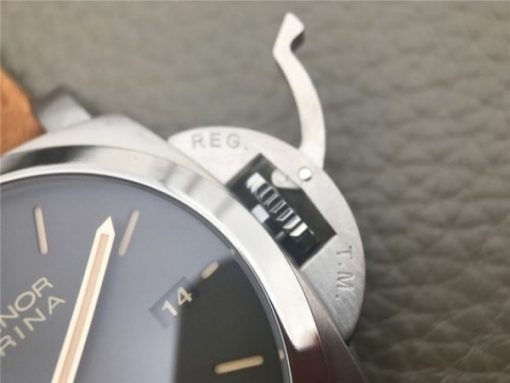 Replica Panerai PAM1351 Titanium ZF Brown Dial Brown Asso Strap P9010 - Image 10