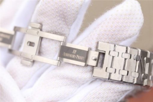 Replica Audemars Piguet Royal Oak Chronograph SS JHF Blue/White Dial SS Bracelet A7750 - Image 14