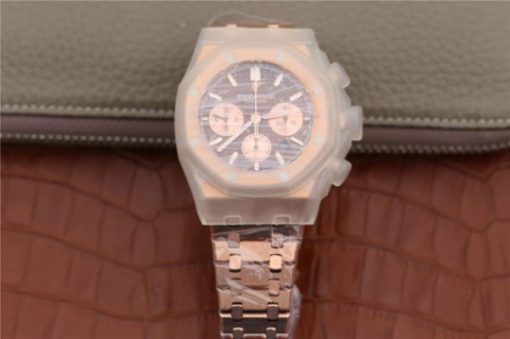 Replica Audemars Piguet Royal Oak Chronograph RG JHF Brown/RG Dial RG Bracelet A7750 - Image 19