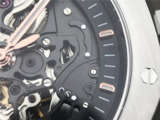Replica Audemars Piguet Royal Oak 41mm Double Balance Wheel Openworked 15407 SS JF SS Bracelet A3132 - Image 5