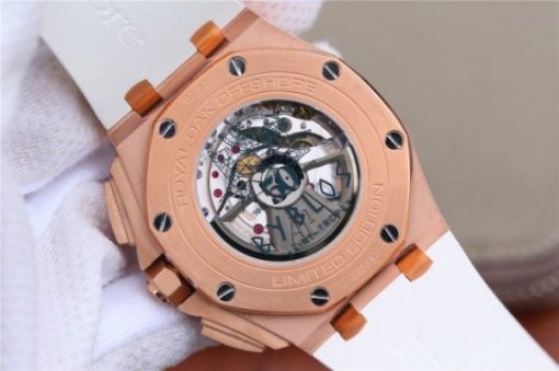 Replica Audemars Piguet Royal Oak Offshore 44mm RG Summer Edition JF White Rubber Strap A3126 - Image 12