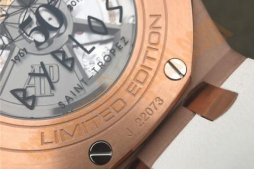 Replica Audemars Piguet Royal Oak Offshore 44mm RG Summer Edition JF White Rubber Strap A3126 - Image 16