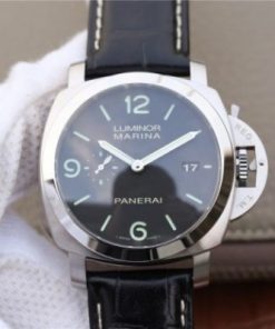 Replica Panerai PAM312 VSF Black Leather Strap P.9000 Super Clone