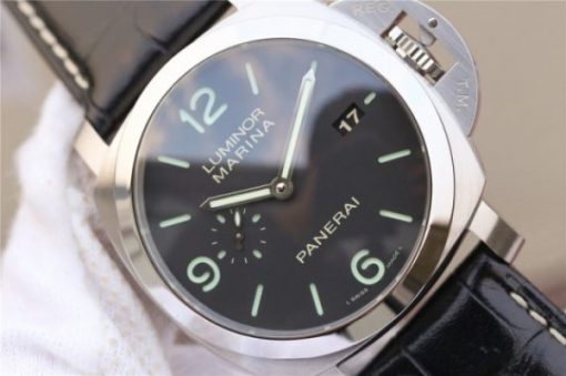 Replica Panerai PAM312 VSF Black Leather Strap P.9000 Super Clone - Image 3