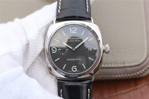 Replica Panerai PAM388 Black Dial Leather Strap P.9000 Super Clone