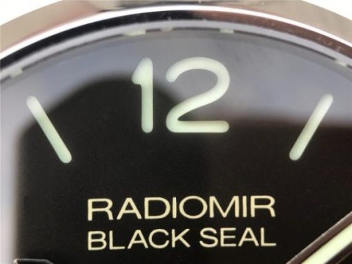 Replica Panerai PAM388 Black Dial Leather Strap P.9000 Super Clone - Image 4