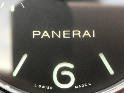 Replica Panerai PAM388 Black Dial Leather Strap P.9000 Super Clone - Image 5