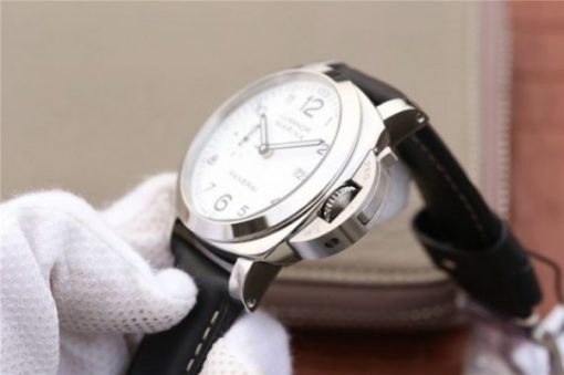 Replica Panerai PAM499 VSF Black Leather Strap P.9000 Super Clone - Image 9