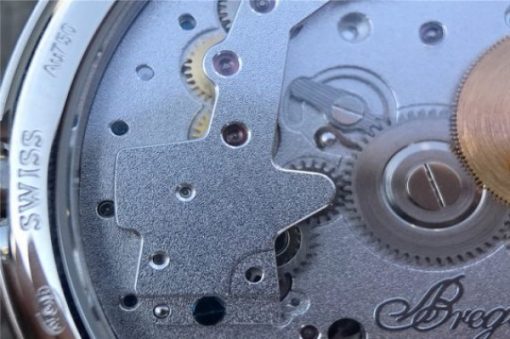 Replica Breguet Tradition 7057BB/11/9W6 SS SF Silver Skeleton Dial Blue Leather Strap A507 - Image 11
