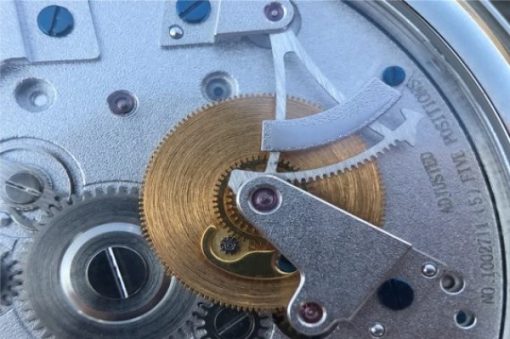 Replica Breguet Tradition 7057BB/11/9W6 SS SF Silver Skeleton Dial Blue Leather Strap A507 - Image 12