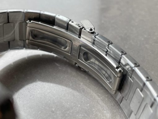 Replica PATEK PHILIPPE Nautilus 5711 40th Anniversary SS PPF 1:1 Best Edition Blue Dial on SS Bracelet A330 - Image 12