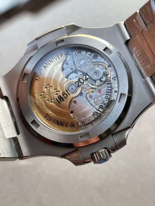 Replica PATEK PHILIPPE Nautilus 5711 3KF 1:1 Best Edition Tiffany Blue Dial on SS Bracelet A324 V2 - Image 16