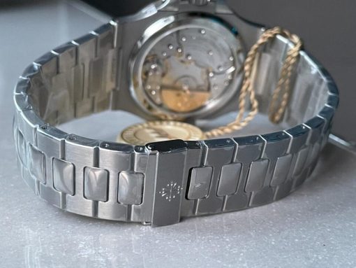 Replica PATEK PHILIPPE Nautilus 5712 SS PPF 1:1 Best Edition Blue Dial on SS Bracelet A240 V2 - Image 12