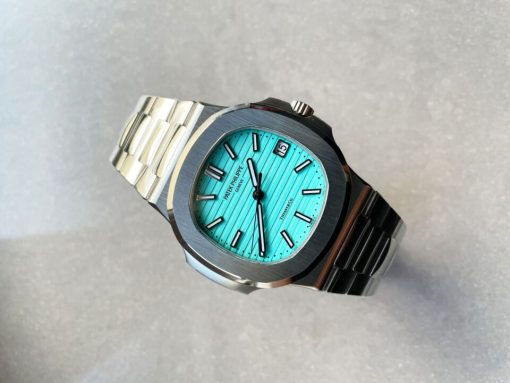 Replica PATEK PHILIPPE Nautilus 5711 3KF 1:1 Best Edition Tiffany Blue Dial on SS Bracelet A324 V2 - Image 4