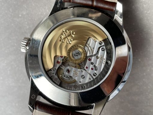 Replica PATEK PHILIPPE Perpetual Calendar 5320G-001 SS GSF 1:1 Best Edition Cream Dial on Brown Leather Strap A324 - Image 14