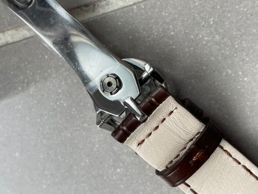 Replica PATEK PHILIPPE Perpetual Calendar 5320G-001 SS GSF 1:1 Best Edition Cream Dial on Brown Leather Strap A324 - Image 16