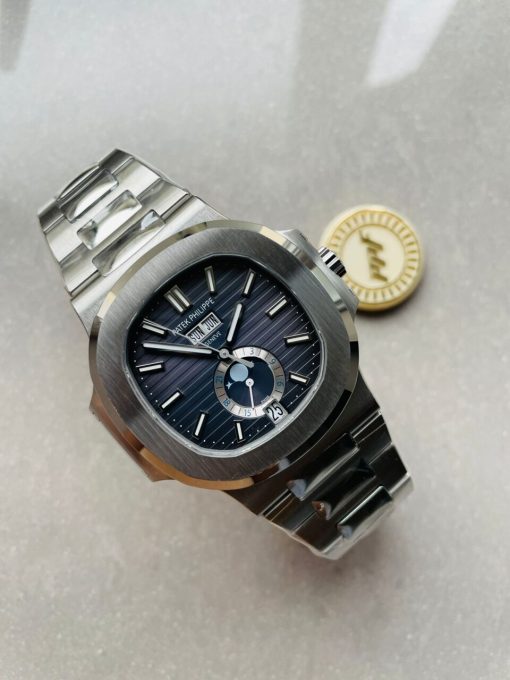 Replica PATEK PHILIPPENautilus 5726 Full Function Moonphase PPF 1:1 Best Blue Dial A324 - Image 6