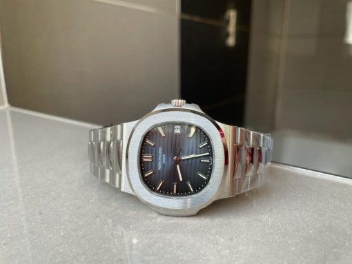 Replica PATEK PHILIPPE Nautilus 5711 PPF 1:1 Best Edition Gray Textured Dial on SS Bracelet 324CS - Image 5