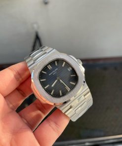 Replica PATEK PHILIPPE Nautilus 5711 PPF 1:1 Best Edition Gray Textured Dial on SS Bracelet 324CS