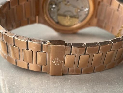 Replica PATEK PHILIPPE Nautilus Moon Phases 5712 RG Grey Dial on RG Bracelet PPF A240 - Image 14