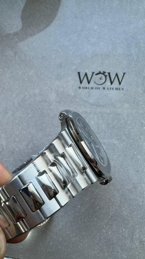 Replica PATEK PHILIPPE Nautilus 5811/1G PPF 1:1 Best Edition Grey Textured Dial on SS Bracelet Asian Cal.26-330CS - Image 8
