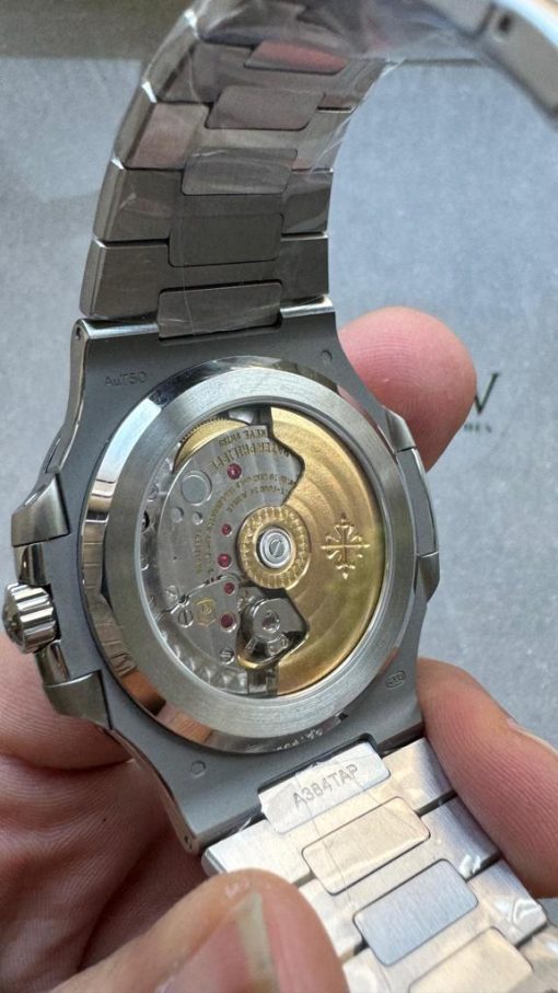 Replica PATEK PHILIPPE Nautilus 5811/1G PPF 1:1 Best Edition Grey Textured Dial on SS Bracelet Asian Cal.26-330CS - Image 11