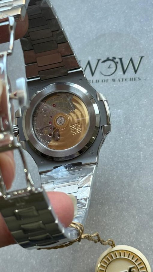 Replica PATEK PHILIPPE Nautilus 5811/1G PPF 1:1 Best Edition Grey Textured Dial on SS Bracelet Asian Cal.26-330CS - Image 10