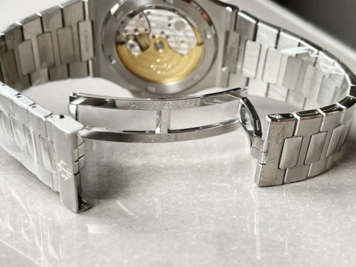 Replica PATEK PHILIPPE Nautilus 5711/1A PPF VF 1:1 Best Edition Green Textured Dial on SS Bracelet 324CS - Image 11
