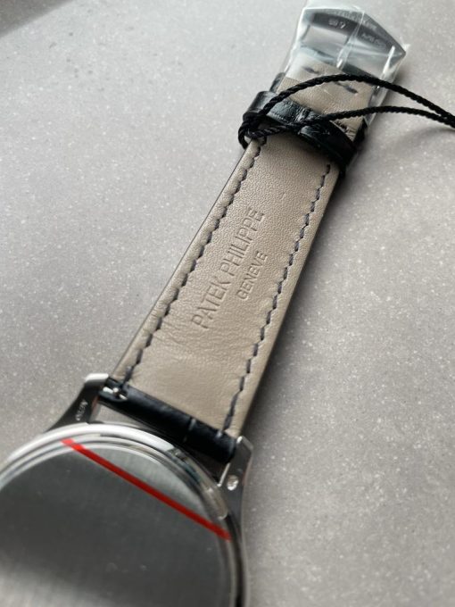 Replica PATEK PHILIPPE Calatrava ZF 5298p Date off White Dial SS bezel ZF factory - Image 13