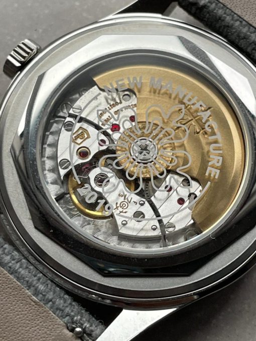 Replica PATEK PHILIPPE Calatrava 6007A-001 SS ZF 1:1 Best Edition Grey Dial on Grey Leather Strap A324CS - Image 11