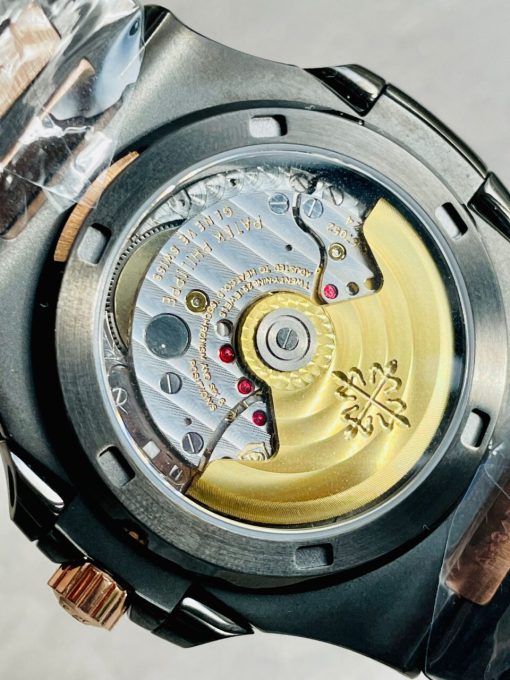 Replica PATEK PHILIPPE Nautilus 5711 DIW Carbon DIWF 1:1 Best Edition Black Textured Dial on Carbon/RG Bracelet 324CS - Image 21