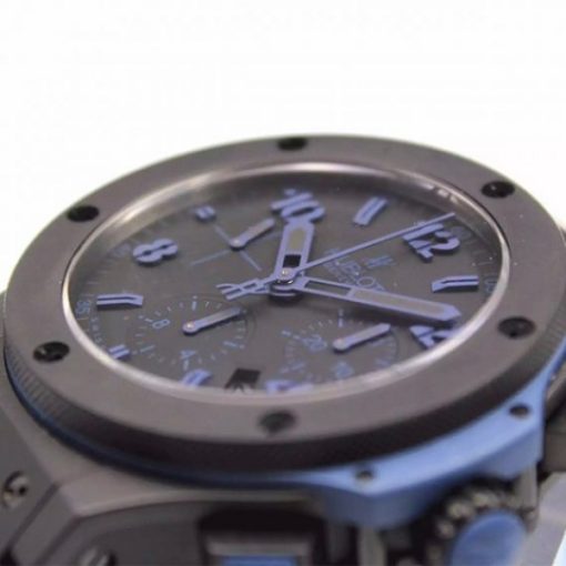 Replica Hublot Big Bang Full Ceramic Evolution Blue Magicb Gummy Strap HUB4104 - Image 2