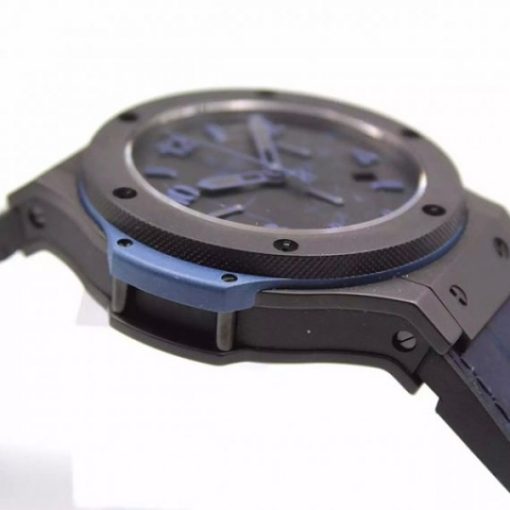 Replica Hublot Big Bang Full Ceramic Evolution Blue Magicb Gummy Strap HUB4104 - Image 3