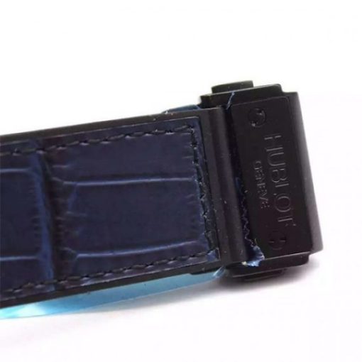 Replica Hublot Big Bang Full Ceramic Evolution Blue Magicb Gummy Strap HUB4104 - Image 10
