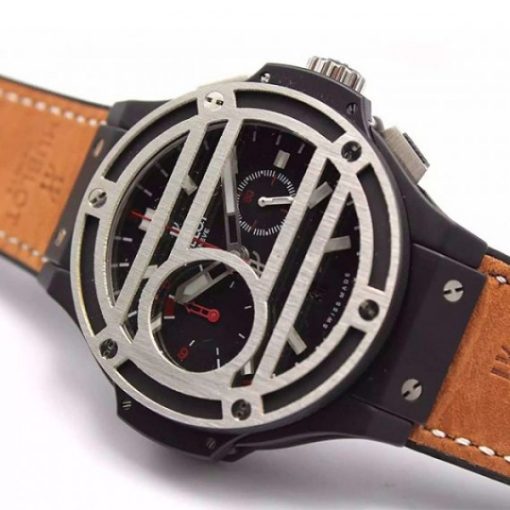 Replica Hublot Big Bang 44mm Black Dial Chukker Bang SS A7750 - Image 2