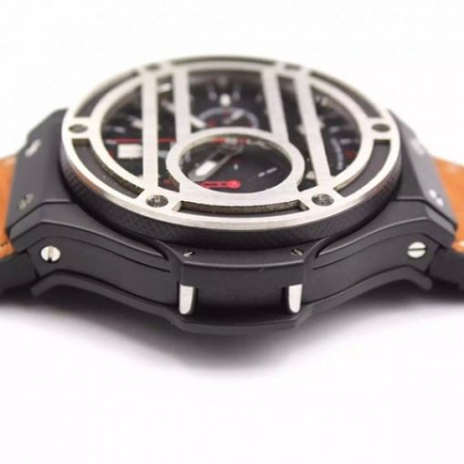 Replica Hublot Big Bang 44mm Black Dial Chukker Bang SS A7750 - Image 4