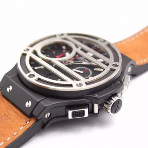 Replica Hublot Big Bang 44mm Black Dial Chukker Bang SS A7750 - Image 6