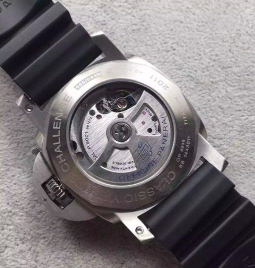 Replica Panerai ZF PAM371 Titanium Black Rubber Strap ZP9001 - Image 3