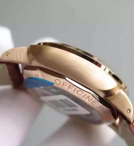 Replica Panerai ZF PAM393 Ladies RG Leather Strap P9000 - Image 4