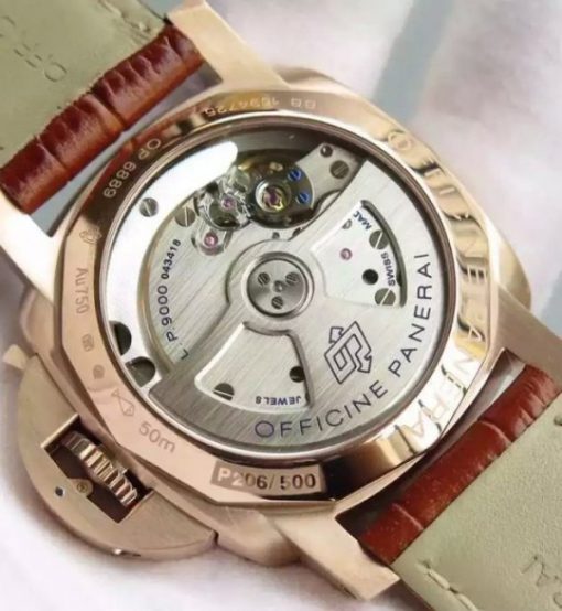 Replica Panerai ZF PAM393 Ladies RG Leather Strap P9000 - Image 5