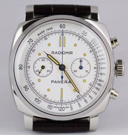 Replica Panerai XF PAM518 Leather Strap Manual Winding Chrono