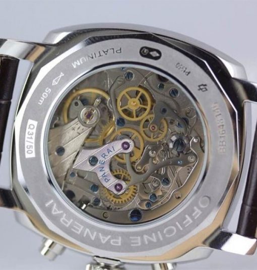 Replica Panerai XF PAM518 Leather Strap Manual Winding Chrono - Image 4